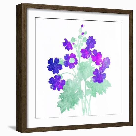 Watered Down Purple-Jace Grey-Framed Art Print