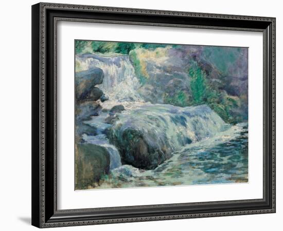 Waterfall, 1895-99-John Henry Twachtman-Framed Giclee Print