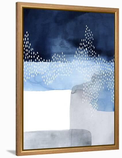 Waterfall Abstract I-Grace Popp-Framed Stretched Canvas