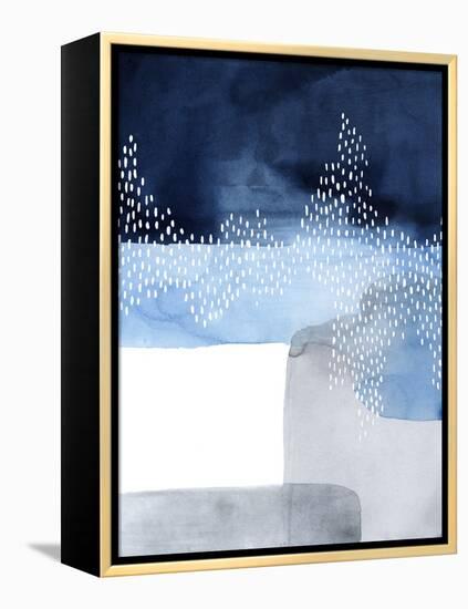 Waterfall Abstract I-Grace Popp-Framed Stretched Canvas