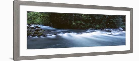 Waterfall Along Big Quilcene River, Olympic National Park, Washington State, USA-Paul Souders-Framed Photographic Print