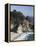 Waterfall and Beach at Julia Pfeiffer Burns State Park, Near Big Sur, California-Donald Nausbaum-Framed Premier Image Canvas