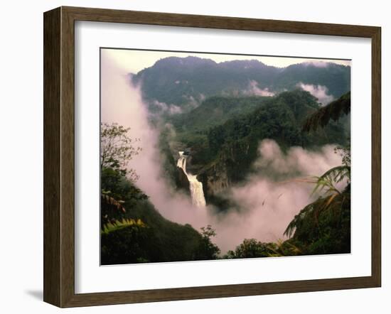 Waterfall And Mist In the Foothills of the Andes-Dr. Morley Read-Framed Photographic Print