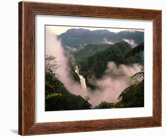 Waterfall And Mist In the Foothills of the Andes-Dr. Morley Read-Framed Photographic Print