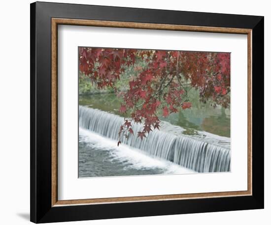 Waterfall, Arashiyama, Kyoto, Japan-Rob Tilley-Framed Photographic Print