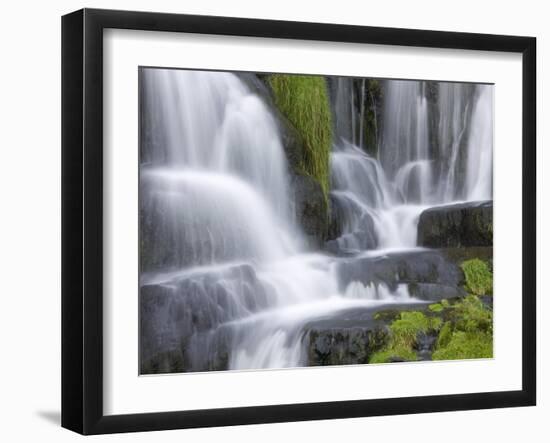 Waterfall Below Old Man of Storr, Near Portree, Isle of Skye, Highland-Lee Frost-Framed Photographic Print