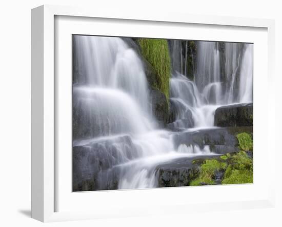 Waterfall Below Old Man of Storr, Near Portree, Isle of Skye, Highland-Lee Frost-Framed Photographic Print