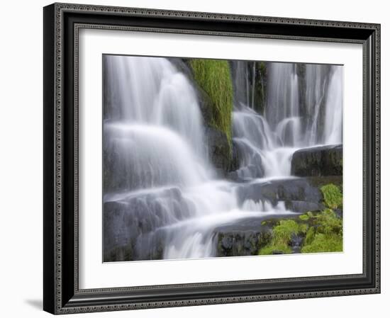 Waterfall Below Old Man of Storr, Near Portree, Isle of Skye, Highland-Lee Frost-Framed Photographic Print