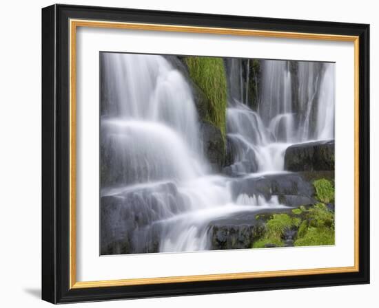 Waterfall Below Old Man of Storr, Near Portree, Isle of Skye, Highland-Lee Frost-Framed Photographic Print