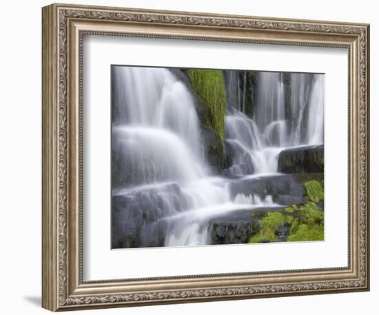 Waterfall Below Old Man of Storr, Near Portree, Isle of Skye, Highland-Lee Frost-Framed Photographic Print