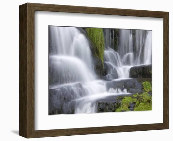 Waterfall Below Old Man of Storr, Near Portree, Isle of Skye, Highland-Lee Frost-Framed Photographic Print