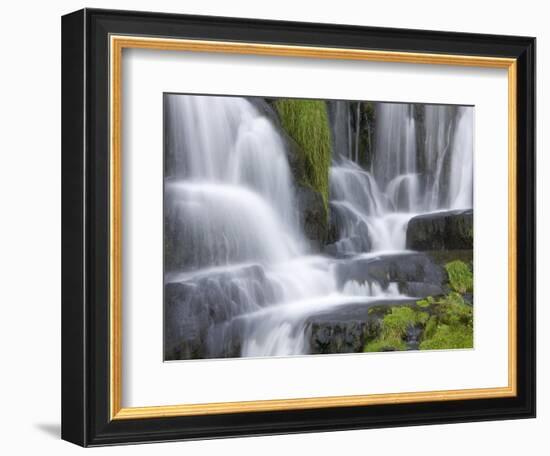 Waterfall Below Old Man of Storr, Near Portree, Isle of Skye, Highland-Lee Frost-Framed Photographic Print