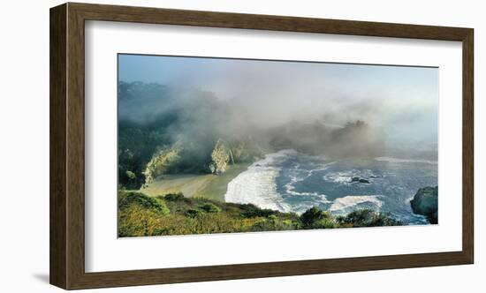 Waterfall Big Sur-Loren Soderberg-Framed Giclee Print