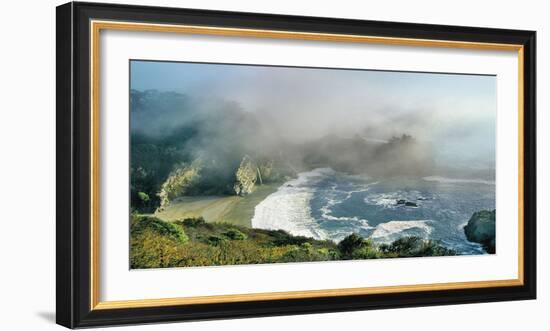 Waterfall Big Sur-Loren Soderberg-Framed Giclee Print