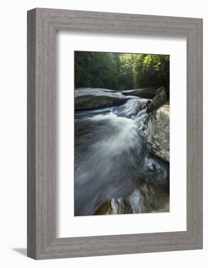 Waterfall, Blue Ridge Mountains, North Carolina, United States of America, North America-Jon Reaves-Framed Photographic Print