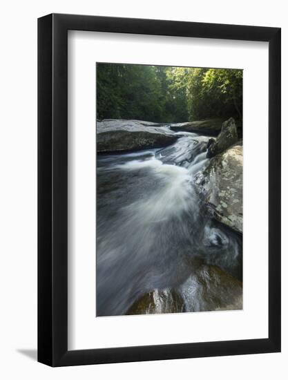 Waterfall, Blue Ridge Mountains, North Carolina, United States of America, North America-Jon Reaves-Framed Photographic Print