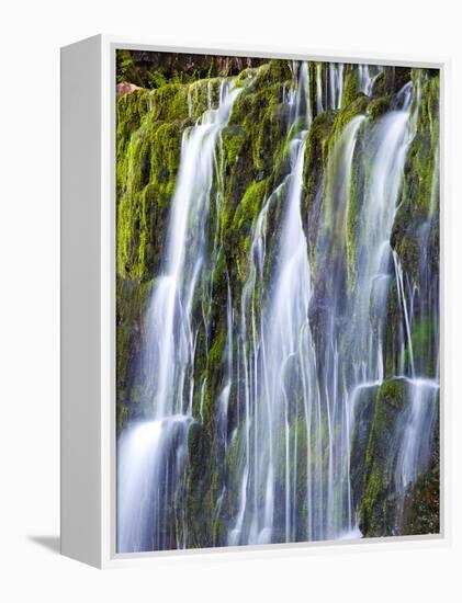 Waterfall, Brecon Beacons, Wales, United Kingdom, Europe-Billy Stock-Framed Premier Image Canvas