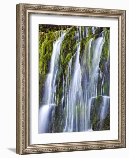 Waterfall, Brecon Beacons, Wales, United Kingdom, Europe-Billy Stock-Framed Photographic Print