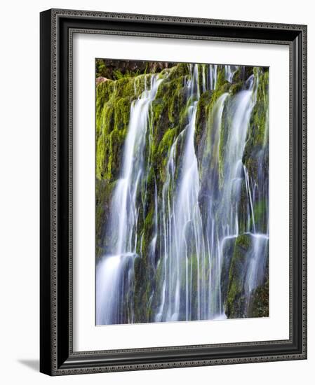 Waterfall, Brecon Beacons, Wales, United Kingdom, Europe-Billy Stock-Framed Photographic Print