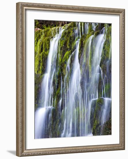 Waterfall, Brecon Beacons, Wales, United Kingdom, Europe-Billy Stock-Framed Photographic Print