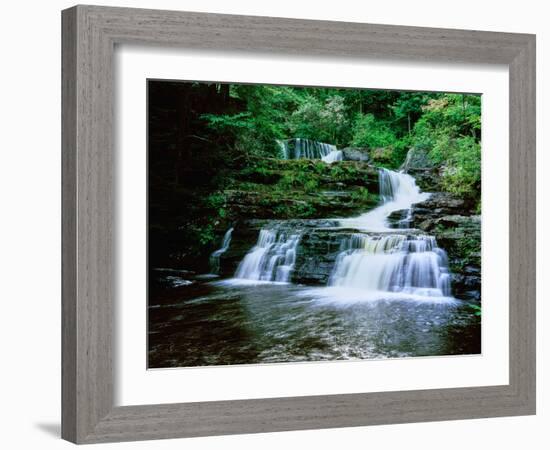 Waterfall, Dingman's Creek--Framed Photographic Print