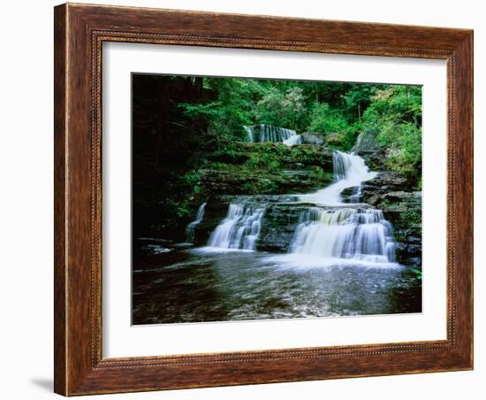 Waterfall, Dingman's Creek-null-Framed Photographic Print