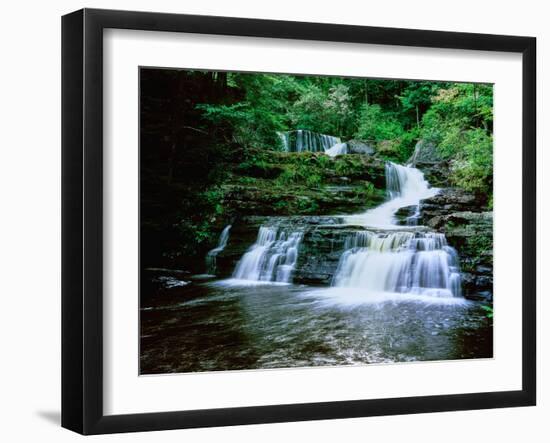 Waterfall, Dingman's Creek-null-Framed Photographic Print