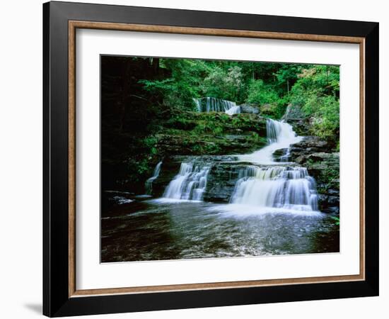 Waterfall, Dingman's Creek-null-Framed Photographic Print