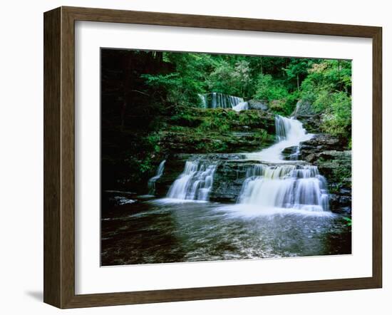 Waterfall, Dingman's Creek-null-Framed Premium Photographic Print