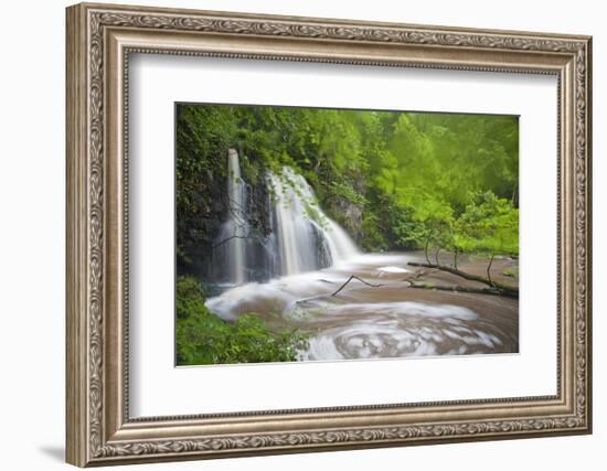 Waterfall, Fairy Glen Rspb Reserve, Inverness-Shire, Scotland, UK, May-Peter Cairns-Framed Photographic Print