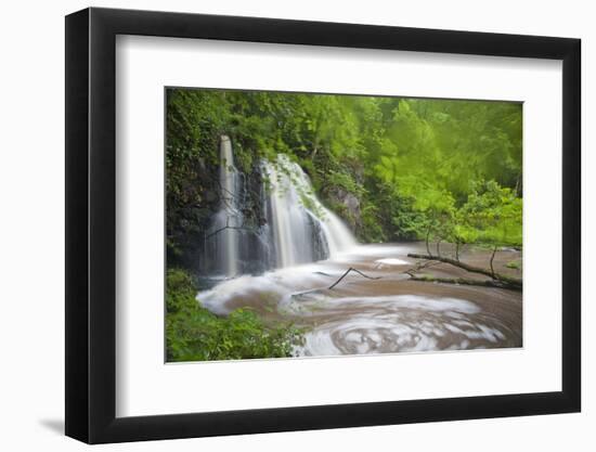 Waterfall, Fairy Glen Rspb Reserve, Inverness-Shire, Scotland, UK, May-Peter Cairns-Framed Photographic Print