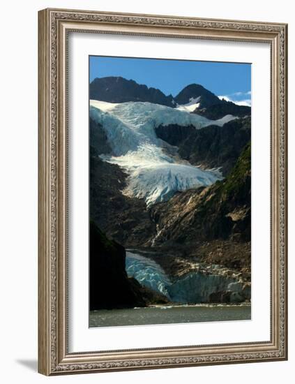 Waterfall Glacier-Charles Glover-Framed Giclee Print