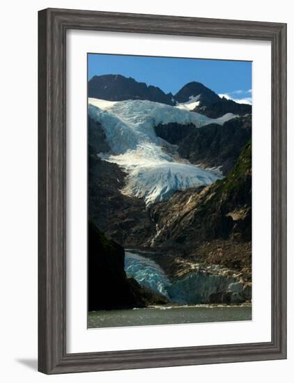 Waterfall Glacier-Charles Glover-Framed Giclee Print