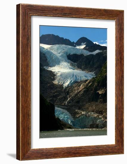 Waterfall Glacier-Charles Glover-Framed Giclee Print