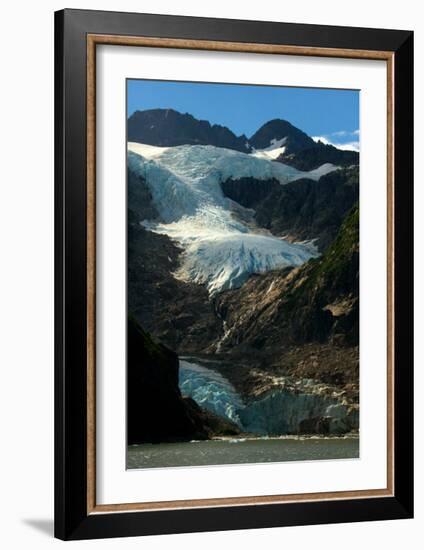 Waterfall Glacier-Charles Glover-Framed Giclee Print