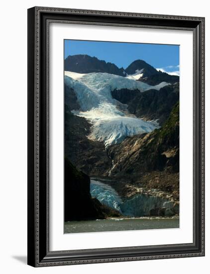 Waterfall Glacier-Charles Glover-Framed Giclee Print