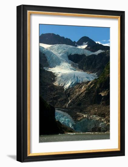 Waterfall Glacier-Charles Glover-Framed Giclee Print