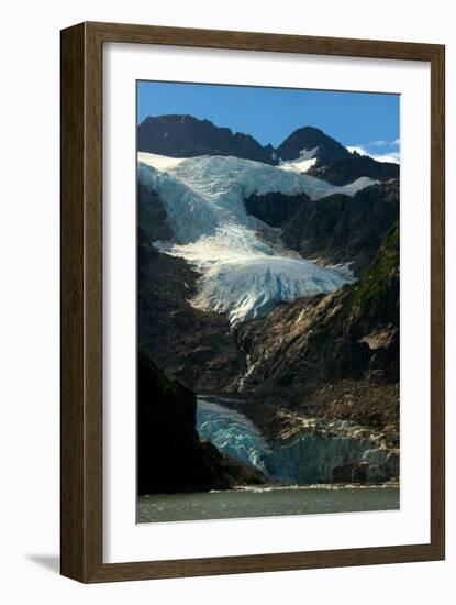Waterfall Glacier-Charles Glover-Framed Giclee Print