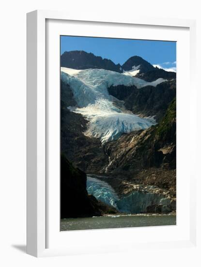 Waterfall Glacier-Charles Glover-Framed Giclee Print