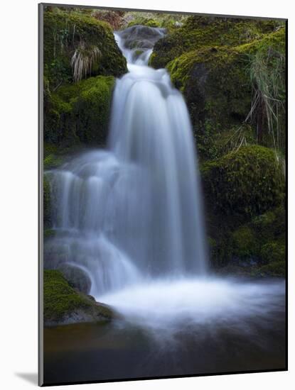 Waterfall, Glen Artney, Near Crieff, Perthshire, Scotland, United Kingdom, Europe-Jeremy Lightfoot-Mounted Photographic Print