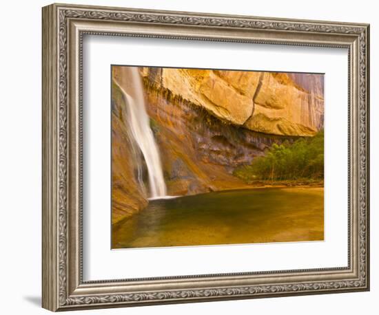 Waterfall, Grand Staircase Escalante National Monument, Utah, USA-Jay O'brien-Framed Photographic Print