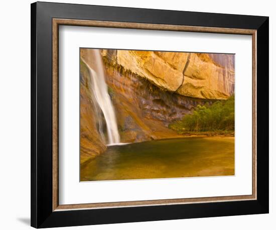 Waterfall, Grand Staircase Escalante National Monument, Utah, USA-Jay O'brien-Framed Photographic Print