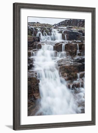 Waterfall, Hudson Bay, Nunavut, Canada-Paul Souders-Framed Photographic Print