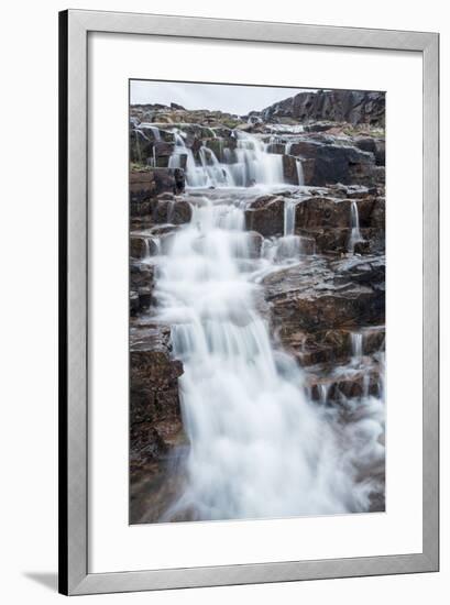 Waterfall, Hudson Bay, Nunavut, Canada-Paul Souders-Framed Photographic Print