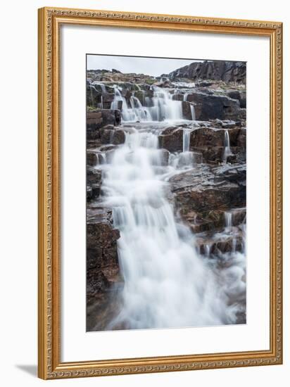 Waterfall, Hudson Bay, Nunavut, Canada-Paul Souders-Framed Photographic Print