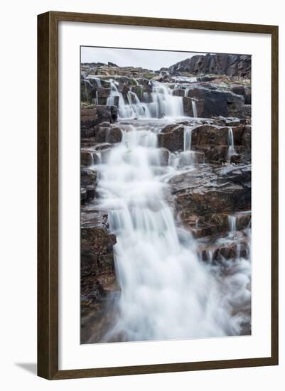 Waterfall, Hudson Bay, Nunavut, Canada-Paul Souders-Framed Photographic Print