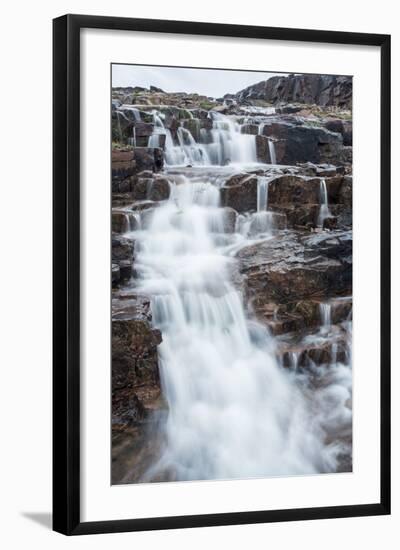 Waterfall, Hudson Bay, Nunavut, Canada-Paul Souders-Framed Photographic Print