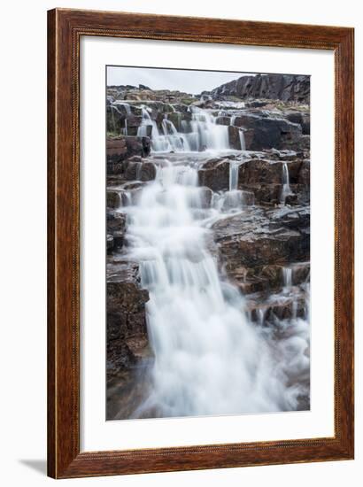 Waterfall, Hudson Bay, Nunavut, Canada-Paul Souders-Framed Photographic Print