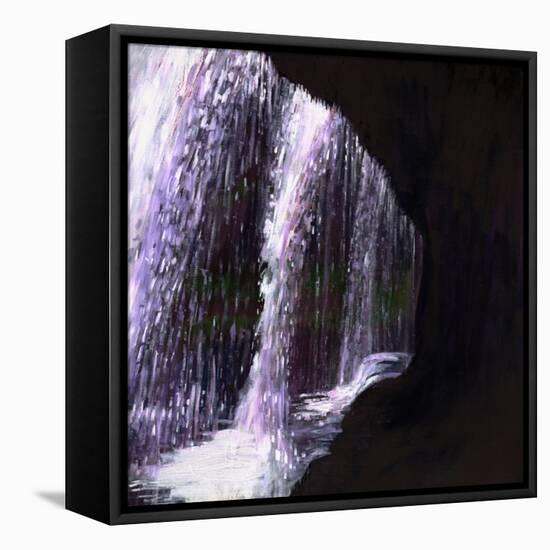 Waterfall I, 2016,-Helen White-Framed Premier Image Canvas