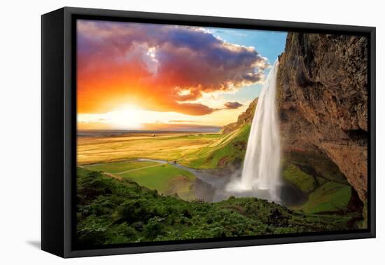 Waterfall, Iceland - Seljalandsfoss-TTstudio-Framed Premier Image Canvas